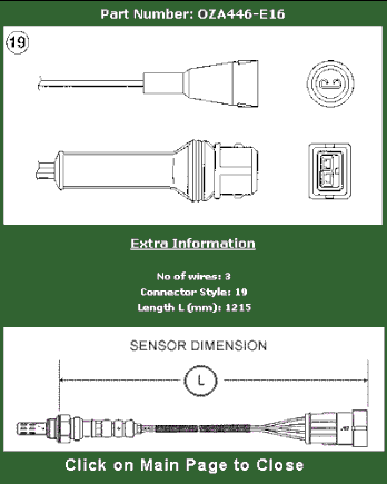 Heated oxygen sensor (lambda) 6.0 V12