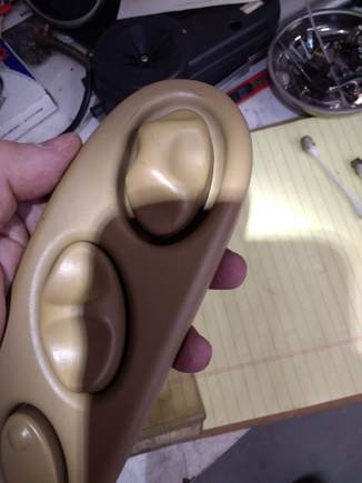 Switch with knob flipped and working