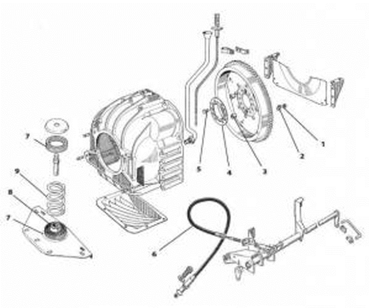 Borg-Warner Automatic Transmission Kick Down Cable C26756/3 
Borg-Warner 8 Transmission.     $76.99
