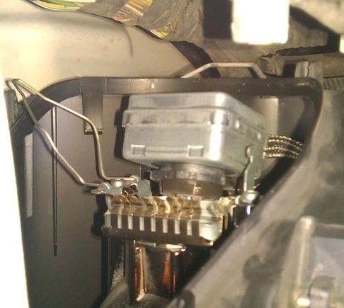 Remove HID with care. (I used a channel-lock-plier to hold the HID base and a long-nose-plier to remove the power cable, completed HID replacement within 5 minutes)