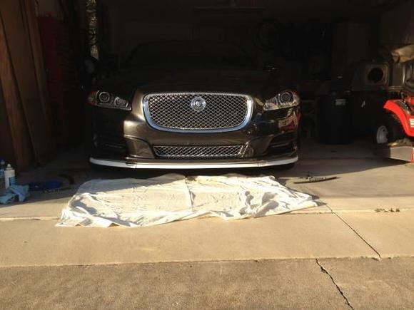 Rough fitting of Aero Splitter