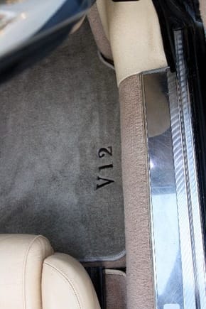 Custom fitted and embroidered floor mats