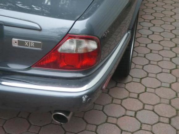 Couple of scratches on the rear bumper..