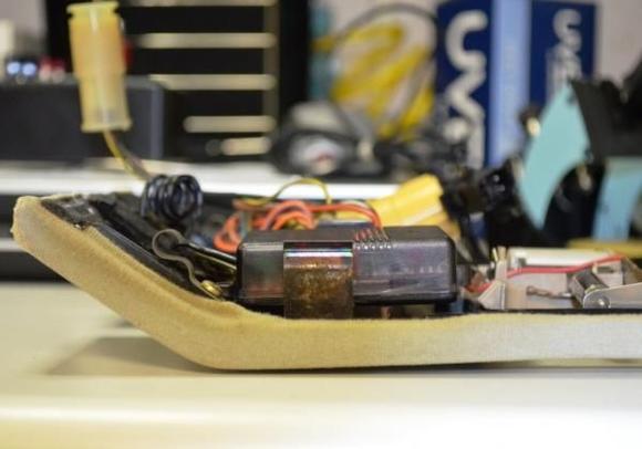 Receiver side view