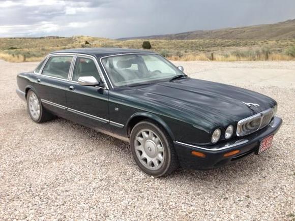 At the overlook for Pathfinder Dam, Wyoming. The windy road around Alcova and Pathfinder Reservoirs is just the sort of road this car was built for. Driving it there will always be one of my favorite memories of the trip.