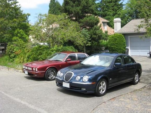 96 XJR6 and 01 S-Type