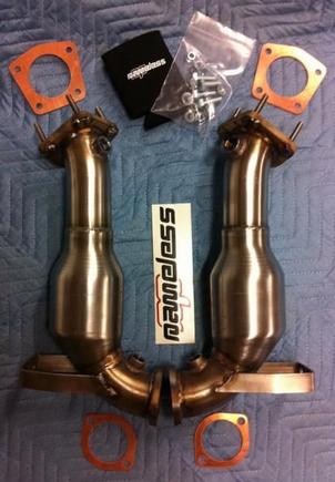 2003-2006 Jaguar XKR Downpipes
http://namelessperformance.com/products/jaguar/xkr-2003-2006/2003-2006-jaguar-xkr-xjr-downpipes/
Promo Code: JAGFORUMDP ($75 off)