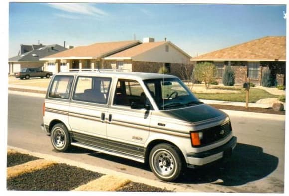 Chevy Astro Van.  For some reason I thought a van would be neat.  It didn't last very long.  It was my last new vehicle.