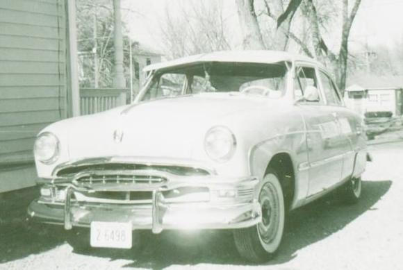 1950 Ford Custom '54 Pontiac Grill Bullnosed, '50 Ford Crestliner side trim, Circa 1957