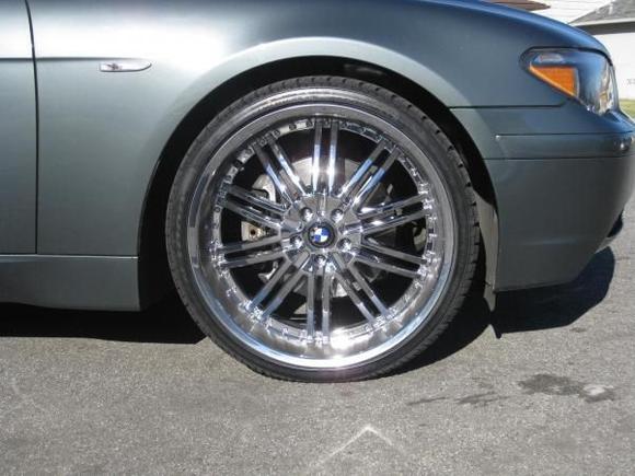 22 inch Defy wheels with OEM badges.  More to come.