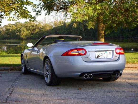 Notice the tail lights. The reflection are great.
The amber reflector seem like the lights are on.