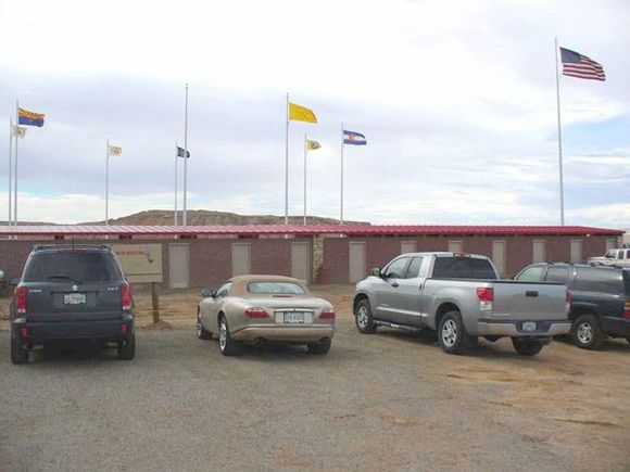 Four Corners, the only place where four states (AZ, NM, UT, CO) meet at one point.