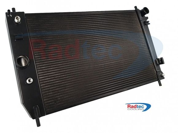 Radtec Jaguar XK8 XKR radiator, Engine side (driver's side)