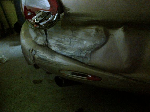 Initial damage...OUCH!