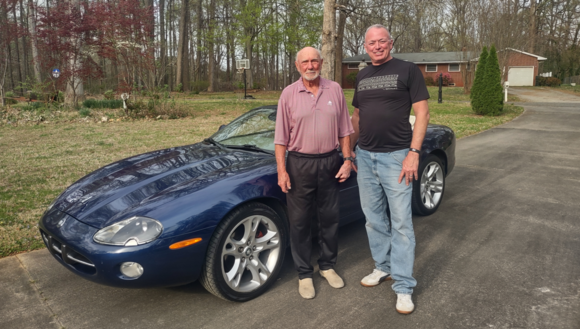 Wayne and Me With my 2003RagJag.
Wayne is the great looking con the left.