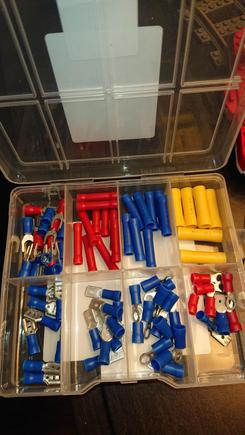 Common spade connectors. VERY useful pack!