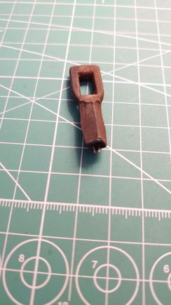 Snapped off end of cable that hooks onto small Brembo parkbrake caliper.