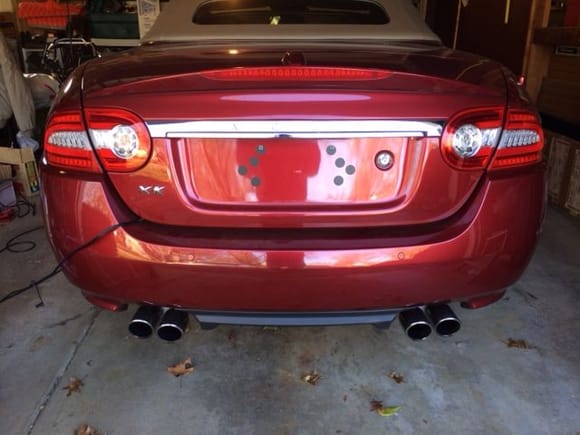 LED taillights on my '07 XK!