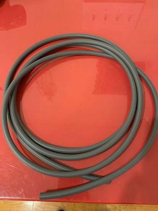 High temperature gray silicone tubing from Mcmaster-Carr Supply Company, 3/8 OD, 