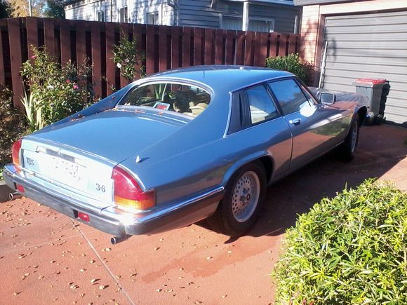 After. We passed the XJS to our late son's partner.