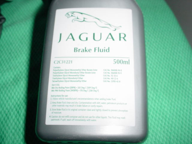 DOT 4 LV Brake fluid - Jaguar Forums - Jaguar Enthusiasts Forum