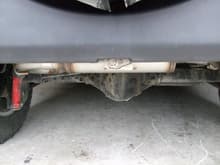 aFe axle back muffler, sounds great!!