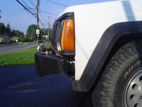 &quot;New&quot; homemade bumper with 2 tow hooks.