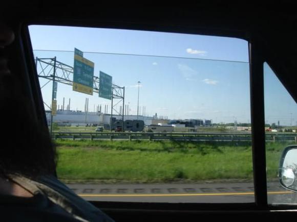 driving past the jeep plant in toledo where my lil manche was born .. awwwww goo goo