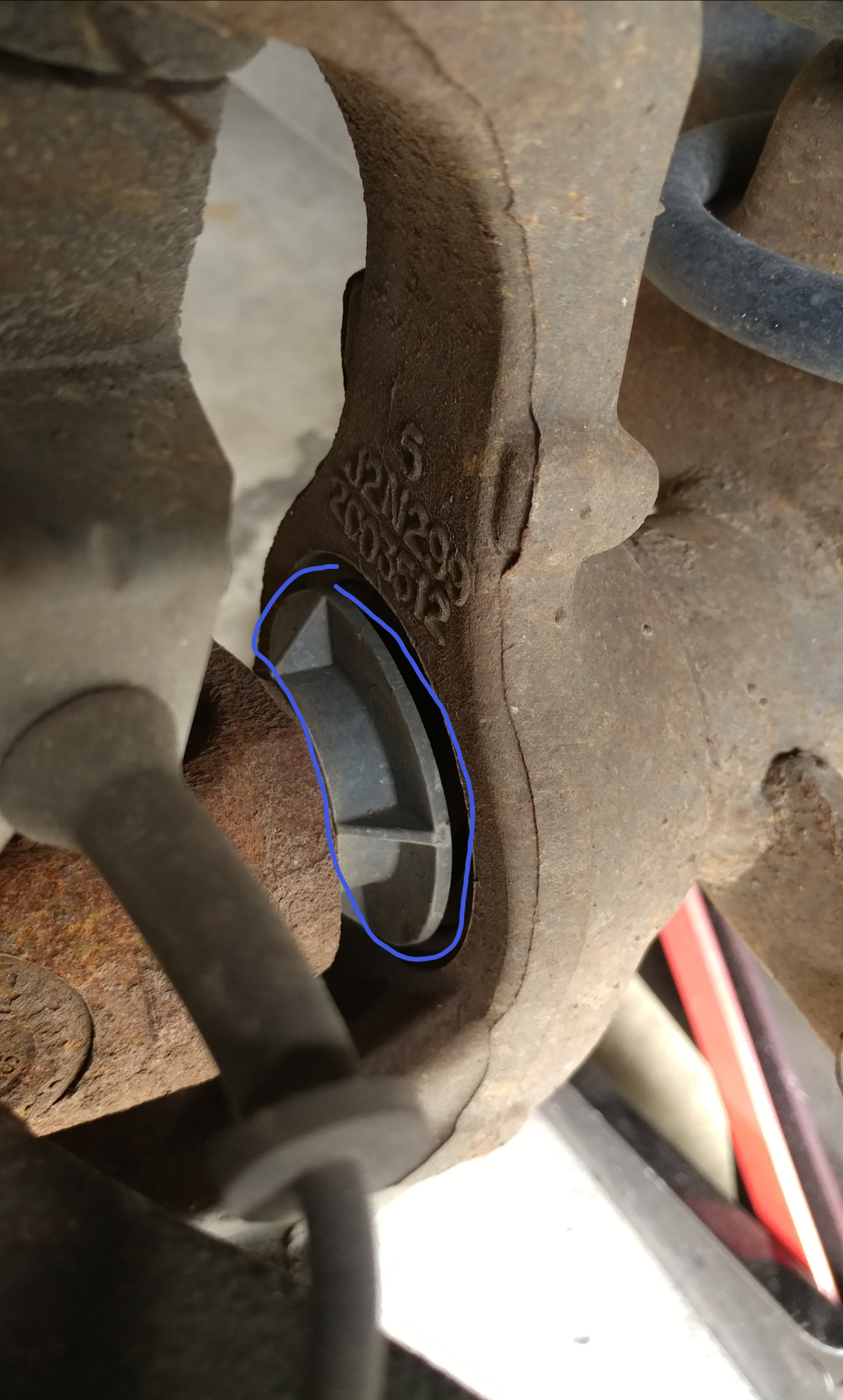 Loose seal/bearing on axle housing? The top