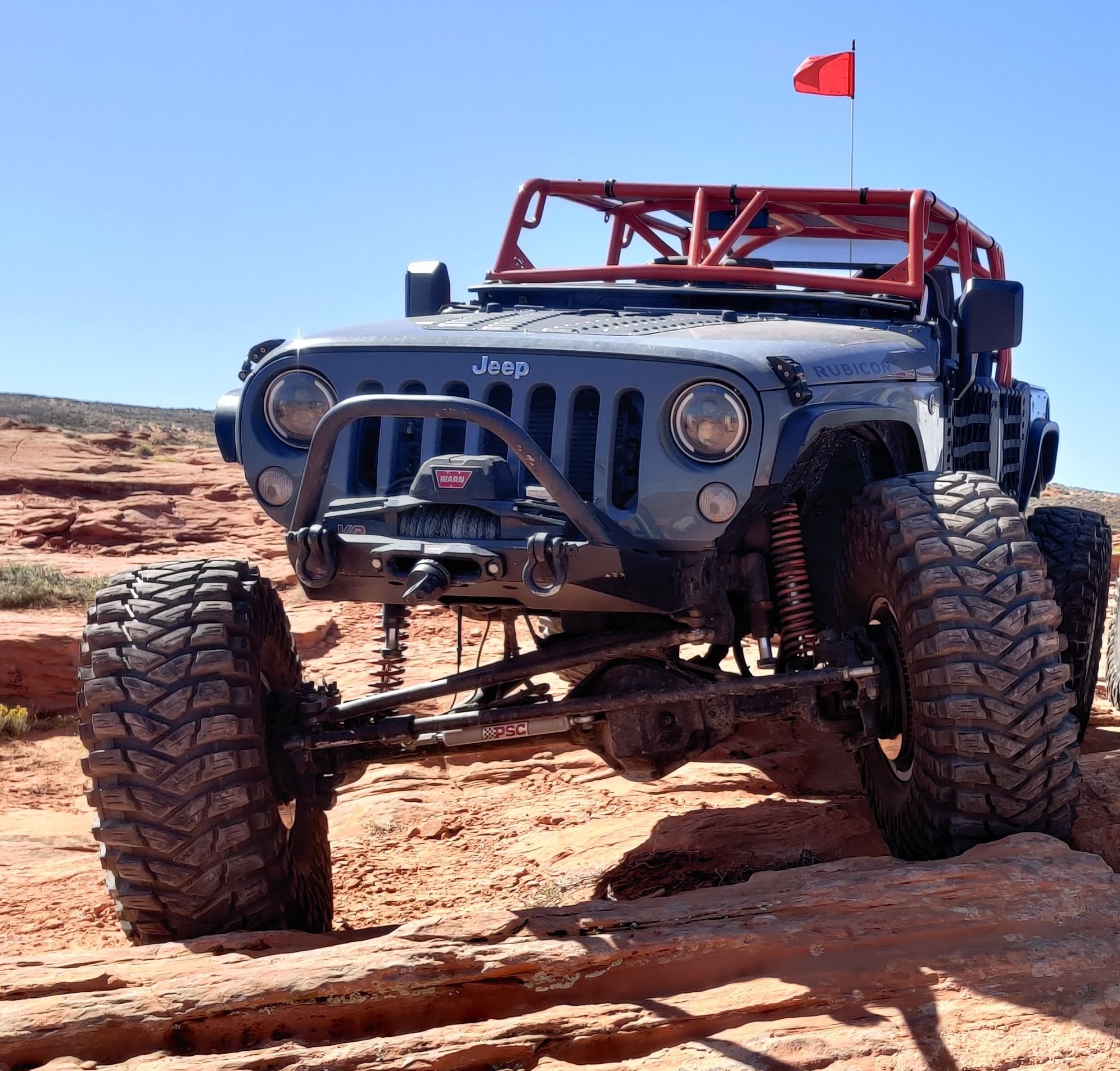 2015 Jeep Wrangler - 2015 Anvil Jeep Wrangler JKU Rubicon - Used - VIN 1C4BJWFG8FL686549 - 104,500 Miles - 6 cyl - 4WD - Automatic - SUV - Blue - Ridgway, CO 81432, United States