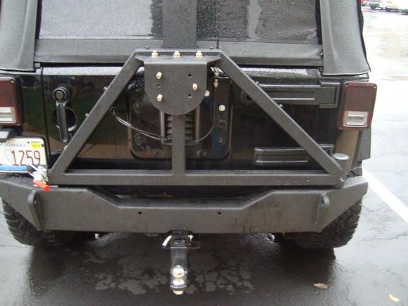 Body Armor Rear Bumper and Carrier