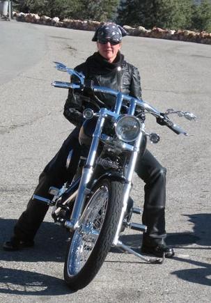 Me &amp; my bike headed out of Virginia City, Nevada