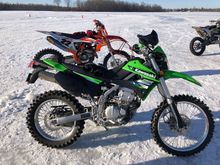 Studded KLX250S!