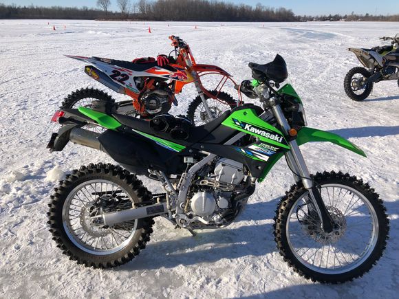 Studded KLX250S!