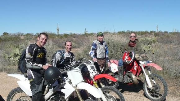 4 Kansas boys tearin the Arizona desert up..haha!