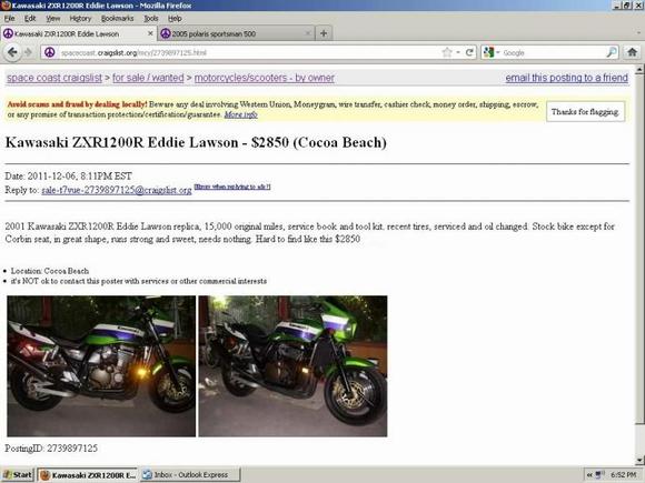 Craigslist, where market value is set by the uninformed seller.