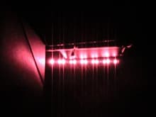 Red LED interior lights