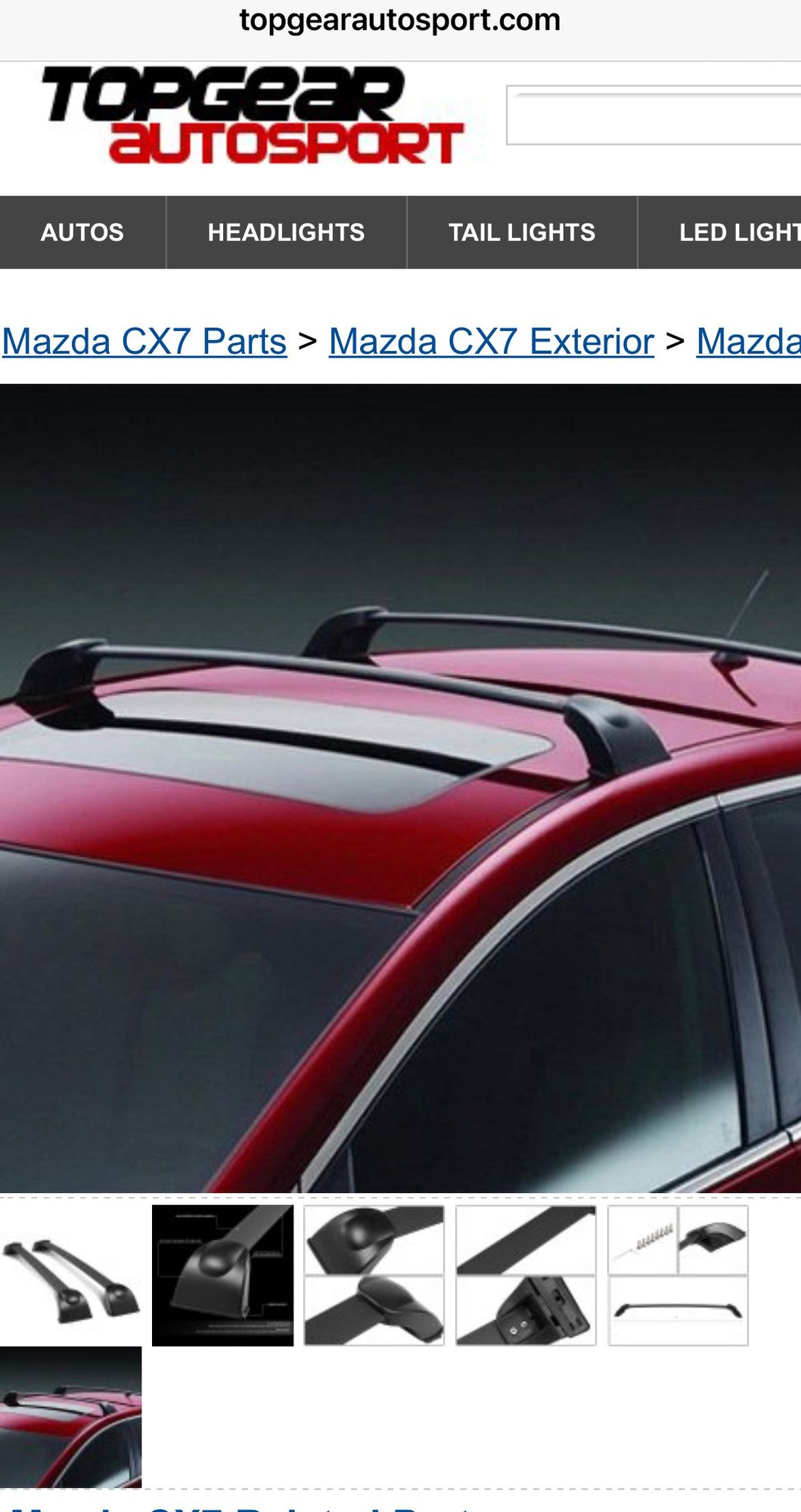 Mazda cx deals 7 roof bars