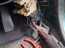 Traced the original wiring to fuel relay located next to the ecu mounted on the fire wall