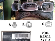 2006 Mazda Axela plugs
