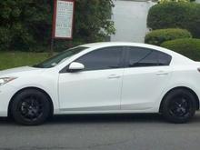only one pic for now until i clean the car this weekend lol. but u can clearly see the difference not so ugly anymore : )