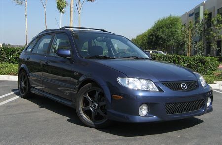 2003 mazda protege5 p5 front angle
