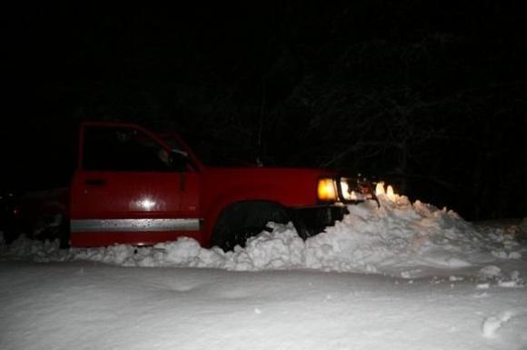 little bit of snow