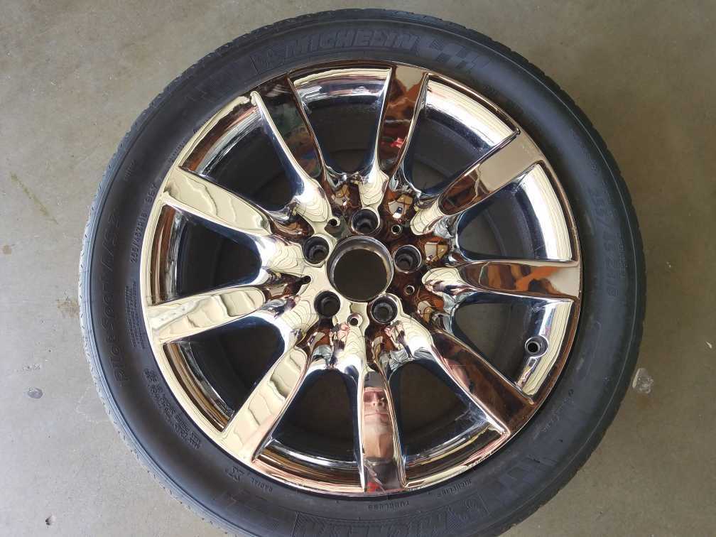 Wheels and Tires/Axles - Set of Mercedes Benz S-Class (W221) 18" inch chrome Wheels - Used - 2007 to 2013 Mercedes-Benz S550 - Sacramento, CA 95821, United States