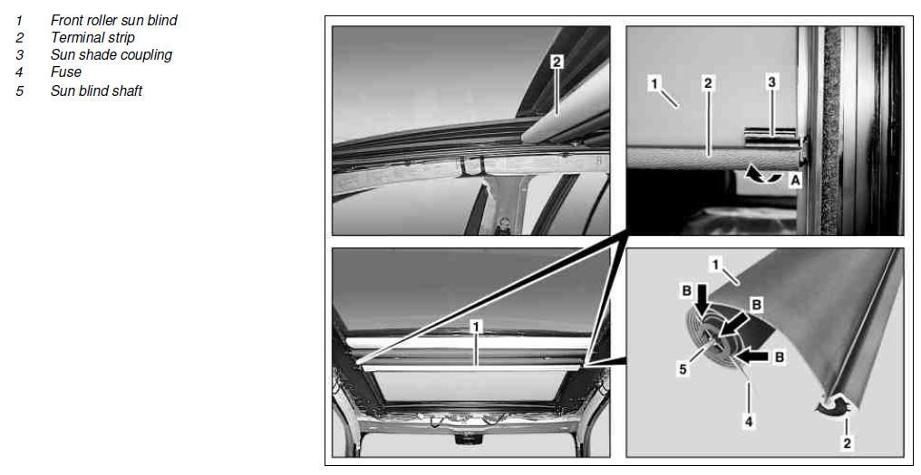 W211 Sunroof shade / screen question Forums