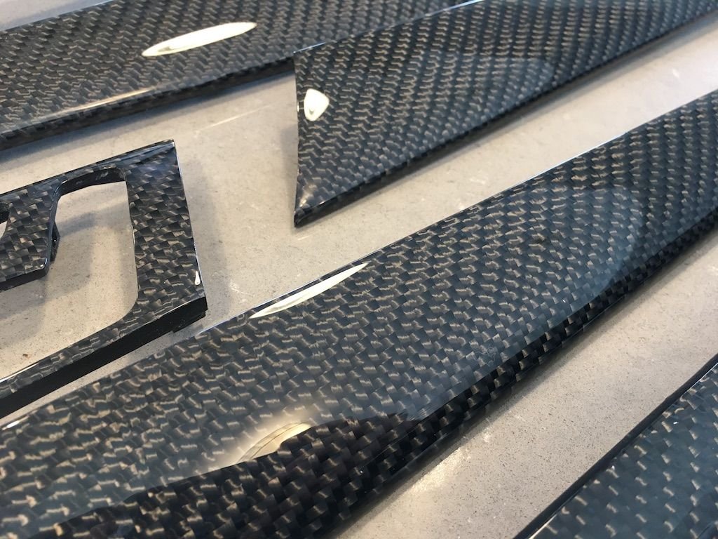 FS W204 9 piece carbon fiber interior trim set Forums