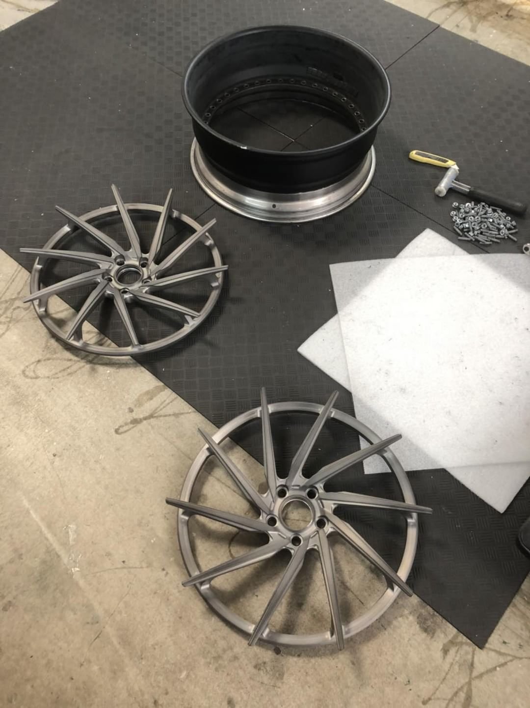 Wheels and Tires/Axles - 22" AL-13 3-pc S550 w/ tires  BAY AREA - Used - All Years Any Make All Models - Milpitas, CA 95035, United States
