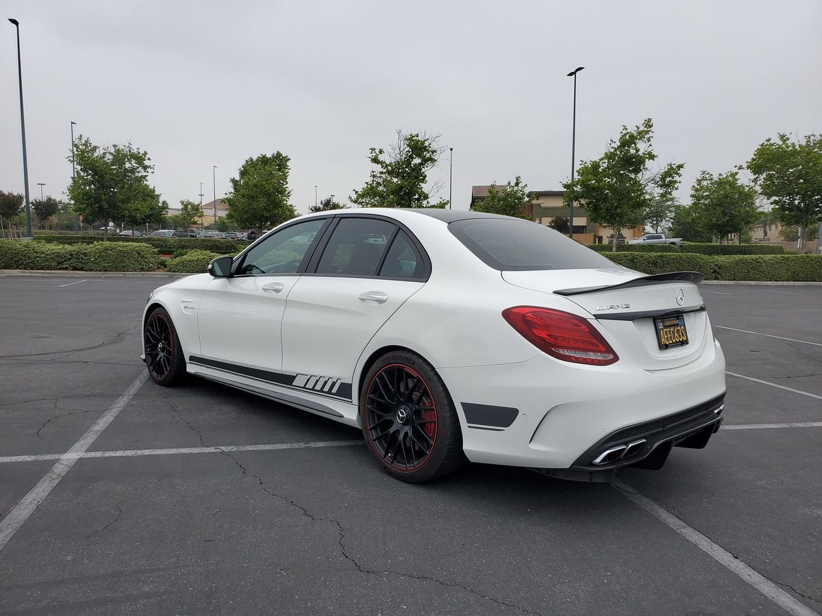 2015 Mercedes-Benz C63 AMG S - 2015 Mercedes White C63 AMG S Edition One 19K Miles Dinan Tuned 609HP 656 TQ - Used - VIN 55SWF8HB2FU076910 - 19,688 Miles - 8 cyl - 2WD - Automatic - Sedan - White - Corona, CA 92880, United States