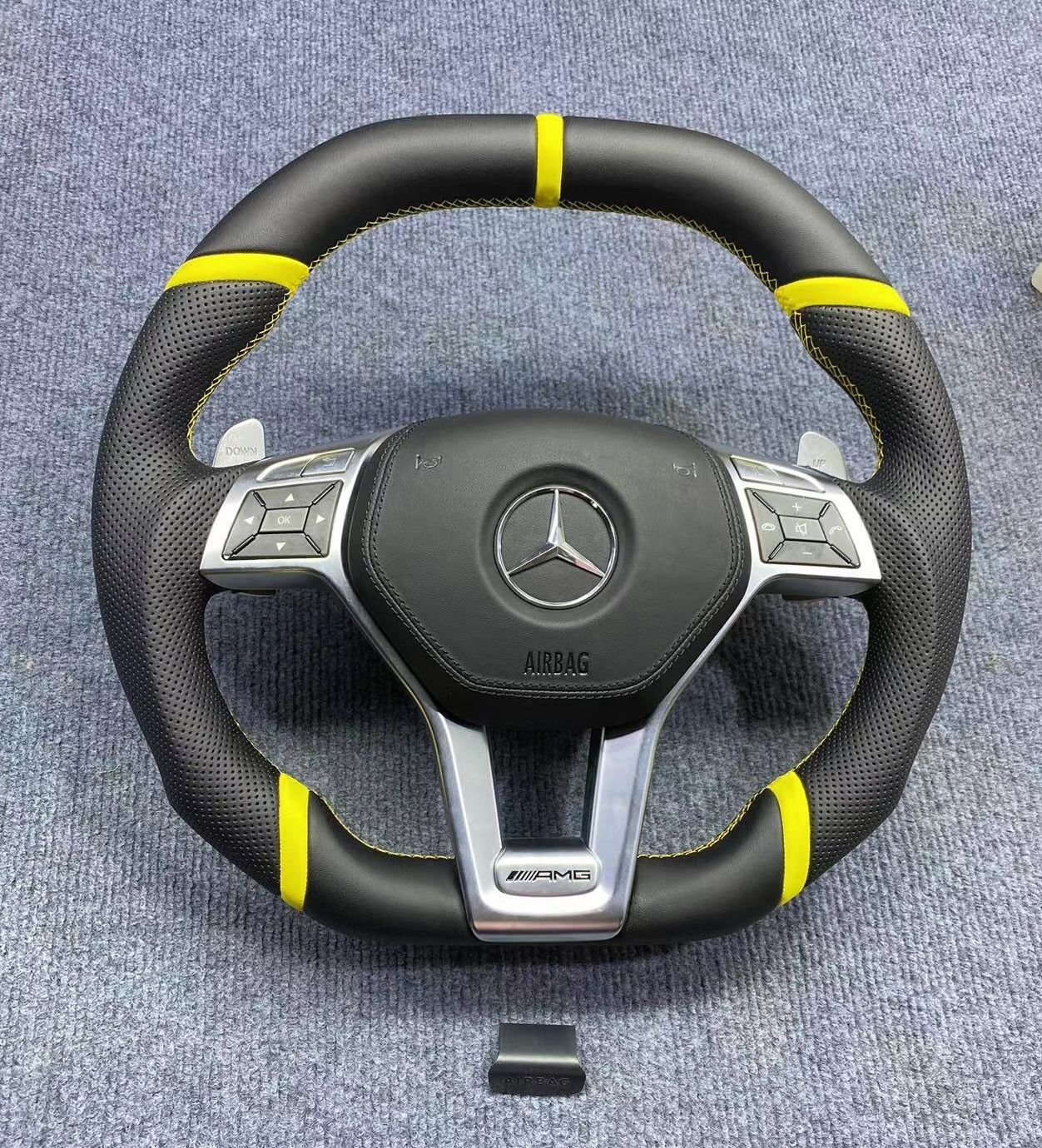 Interior/Upholstery - CUSTOM STEERING WHEEL | C63 W204 - New - -1 to 2025  All Models - Laguna Beach, CA 92651, United States