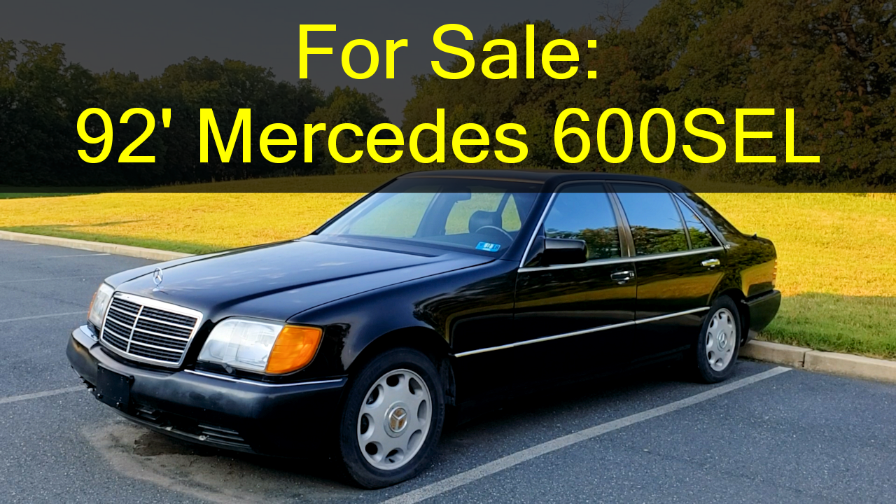 1992 Mercedes-Benz 600SEL - 1992 Mercedes-Benz 600SEL, AS-IS - Used - VIN WDBGA57E7NA057502 - Newark, DE 19702, United States
